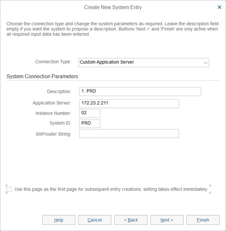 Setting up SAP connections – Epson Australia